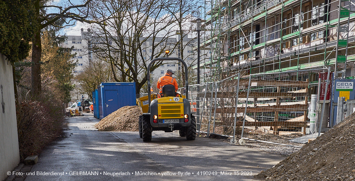 15.03.2023 - Fernwärme und Rohrverlegung an der Grundschule in Neuperlach